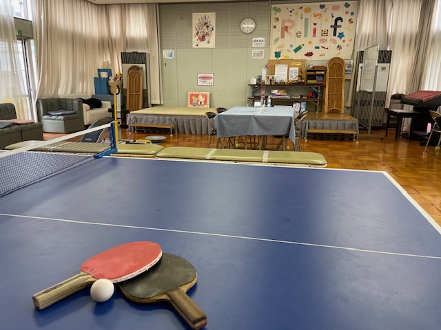 リリーフ室内
卓球　運動